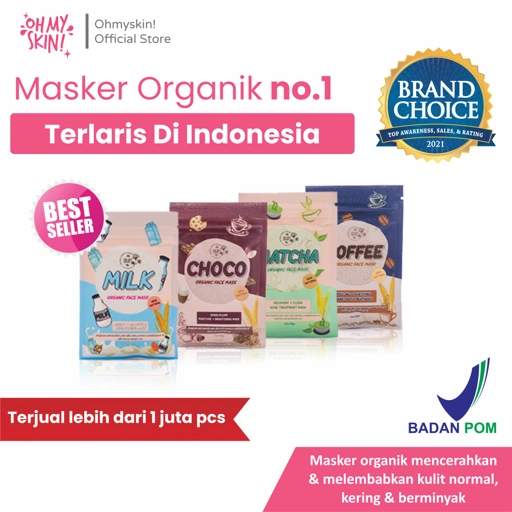 Image of Masker Organik Minisize 25gr Ohmyskin!