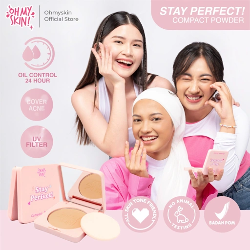 Image of OH MY SKIN! Stay Perfect Compact Powder | bedak padat